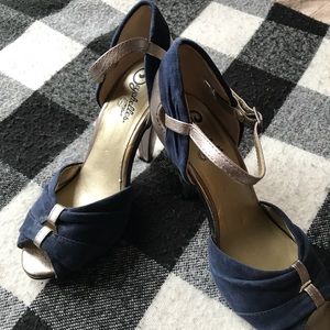 Blue Seychelles heels
